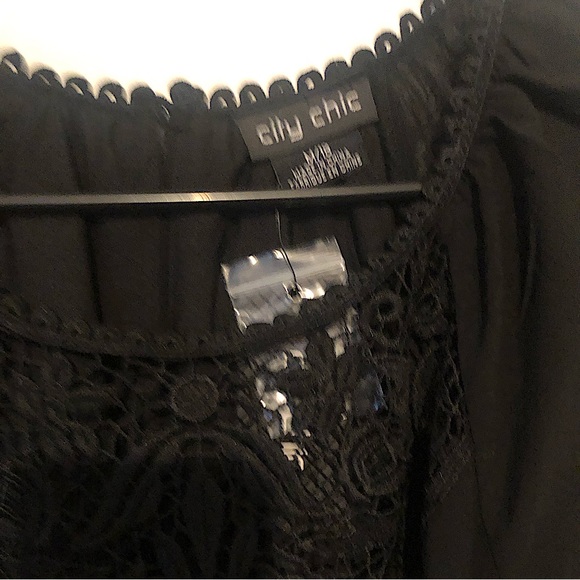 City chic black lace love top sz 18 NWT - Picture 8 of 10